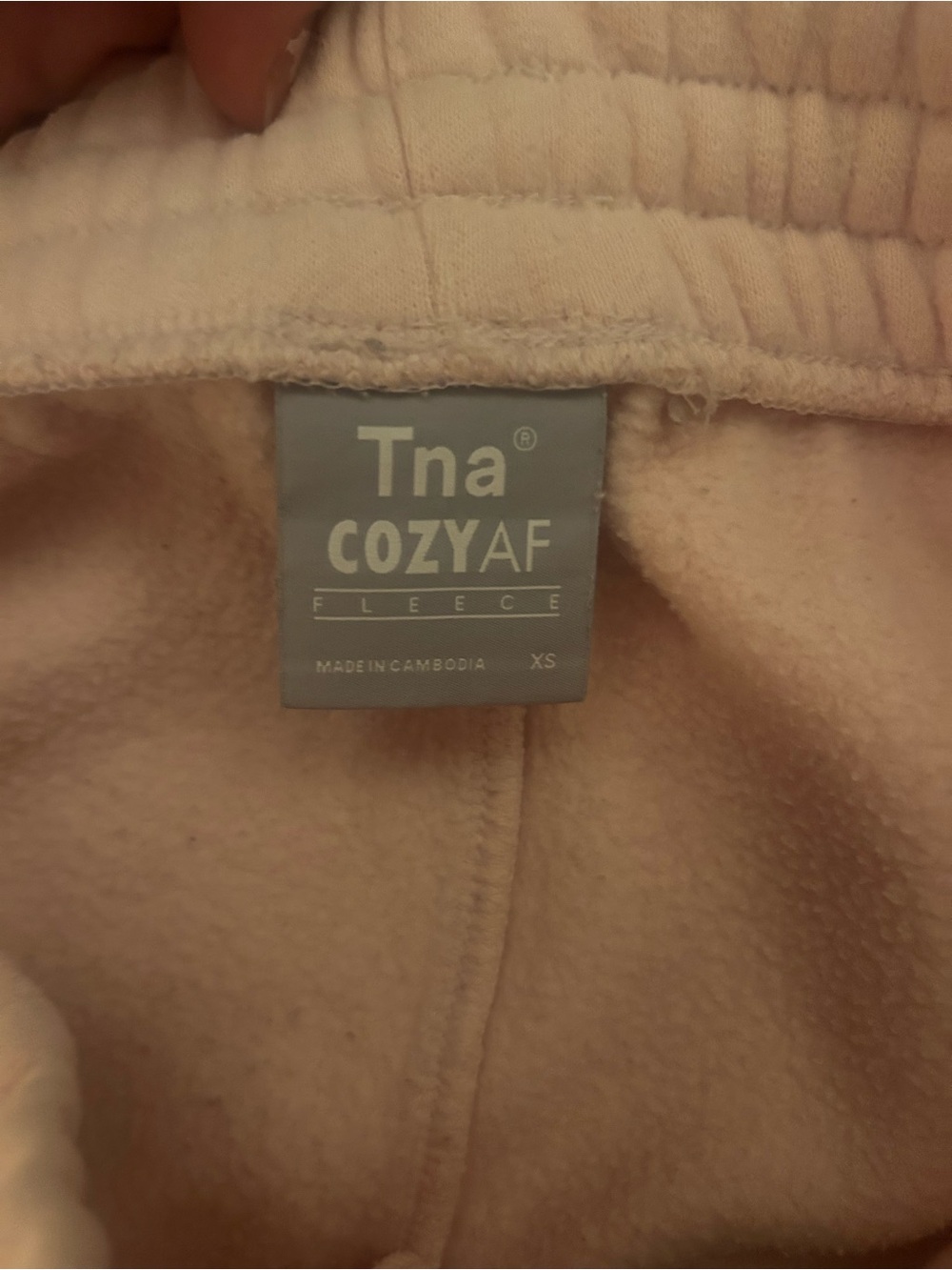 TNA Light Pink Sweatpants, XS - Picture 4 of 5